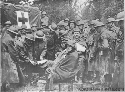First aid for the enemy, September 12, 1918