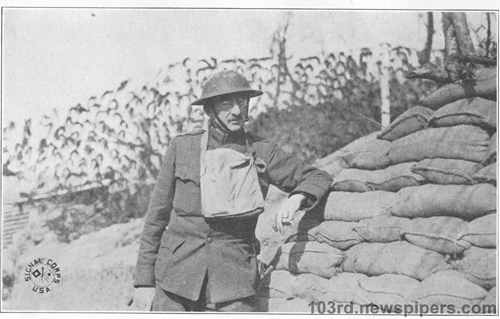 Colonel Hume at the Soissons Front, March 12, 1918 